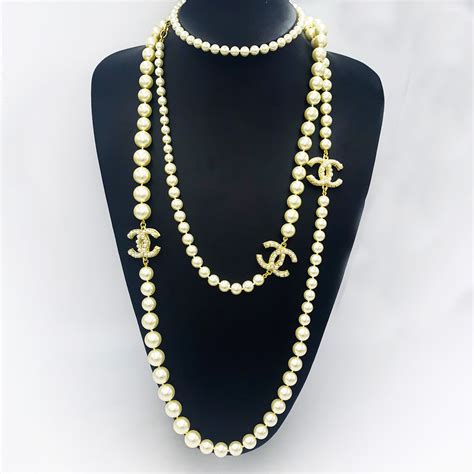 buy chanel pearl necklace online|pre owned chanel pearl necklace.